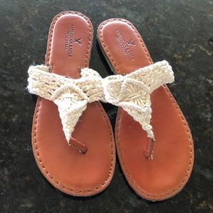 American Eagle Crochet Flip Flops